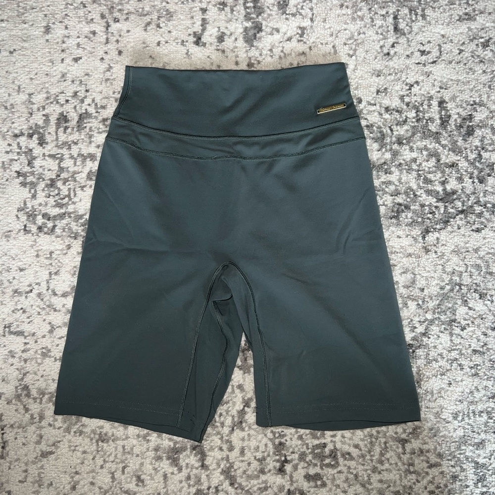 Gymshark Whitney Simmons V3 Cycling Shorts-Eucalyptus-Size Small